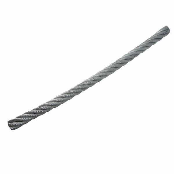 6 X 19+FC Galvanized Steel Towing Wire Rope 12mm 1570-1960mpa Tensile Strength