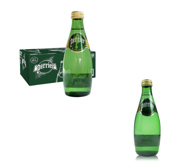 330ml French Perrier Beverage Glass Bottle 11oz Glass Drinking Bottle