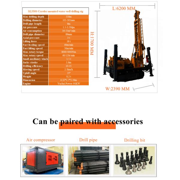 Hydraulic Crawler Type Rotary Drilling Equipment
