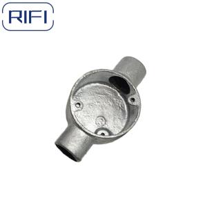 China HDG Through Circular Malleable Iron Box BS4568 Conduit Pipe Fittings wholesale