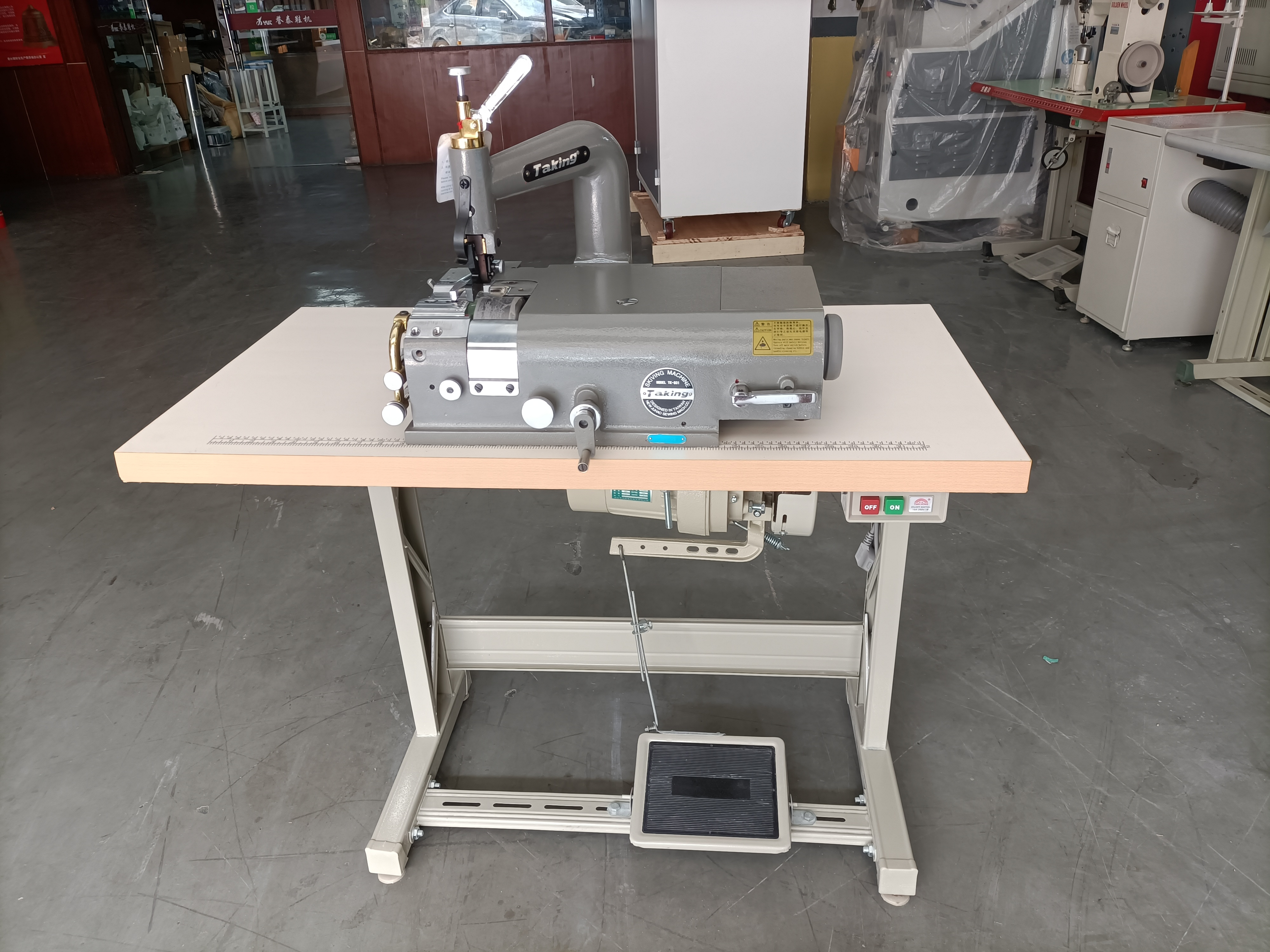 Adjustable Speed Leather Skiving Machine Prevents Rust Shoes Manufacturing Machine