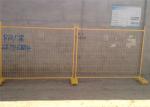 Q235 Steel Metal Crowd Control Barriers , Construction Site Fence Panels