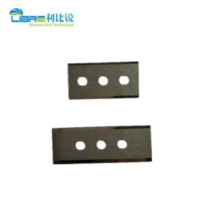 China 60mm×22mm×0.4mm 3 Hole Film Cutting Blade wholesale