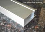 6m Normal length Aluminium Extrusion Profiles For Washroom Door
