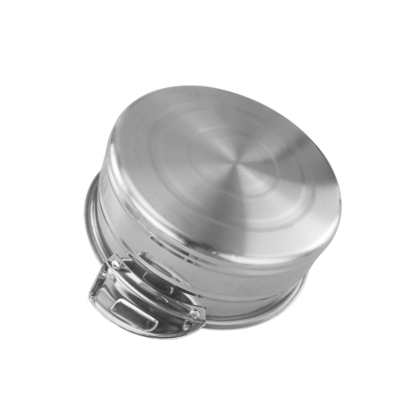 Household soup pot stainless steel 5pcs stock pot set direct selling
