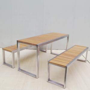 China SS304 Feet 2130mm Picnic Table Bench Set wholesale