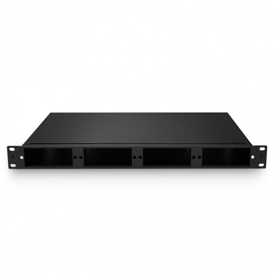 Customizable 44x482.6x283.6mm Fiber Optic Patch Panel for Optical Fiber Connection