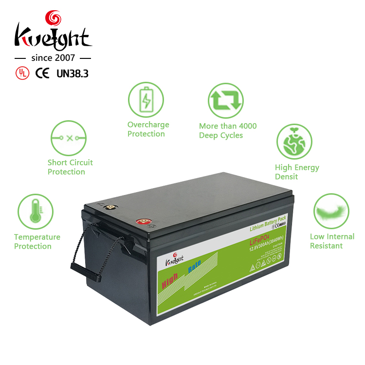 12.8v 300ah Lithium Ion Battery Lifepo4 Battery Travel Caravan For Pv System
