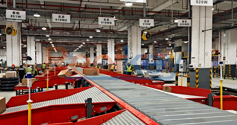 High Sorting Capacity Narrow Belt Sorter Machine Scalable System Design