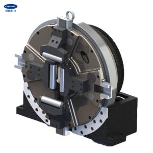 China Precision Pneumatic Rotary Chuck , 4 Jaw Through Hole Chuck wholesale