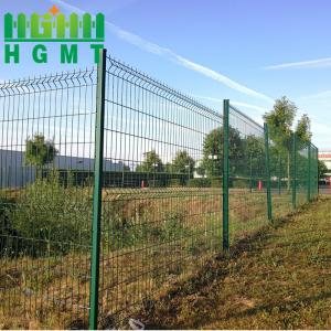 China Easily Assembled Green PVC Coated Welded Wire 3D Fence wholesale