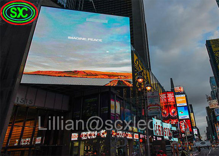 Die-Cast Aluminum Stage Screen Outdoor Waterproof Large Digital Advertising 10mm Street LED Billboards