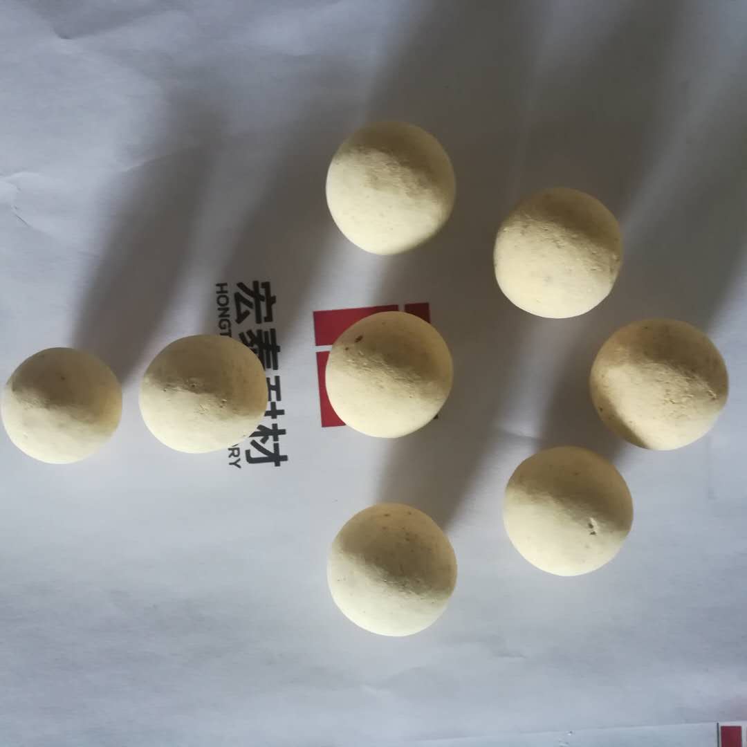 Efficiently Designed 65% Alumina Ceramic Refractory Ball for RTO