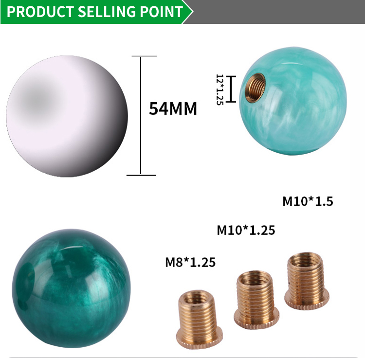 custom Refit car accessories universal shift knob jdm resin flower shift knob