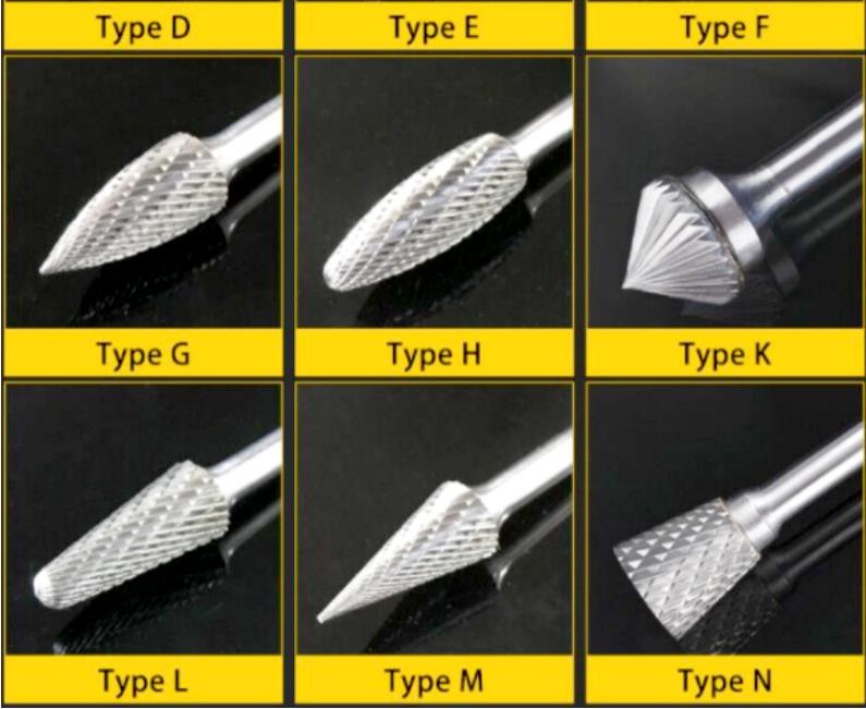 Extremely Harden Aluminum Cut Carbide Burrs Aluminium Die Grinder Bit OEM ISO9001