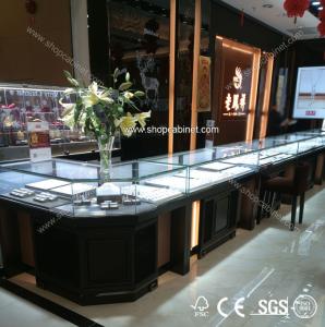 China Floor rotative Jewelry Showcase with Locking Storage Drawer wholesale