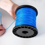 Brush Cutter Twist Round Low Noise High Abrasion Resistance Nylon Monofilament