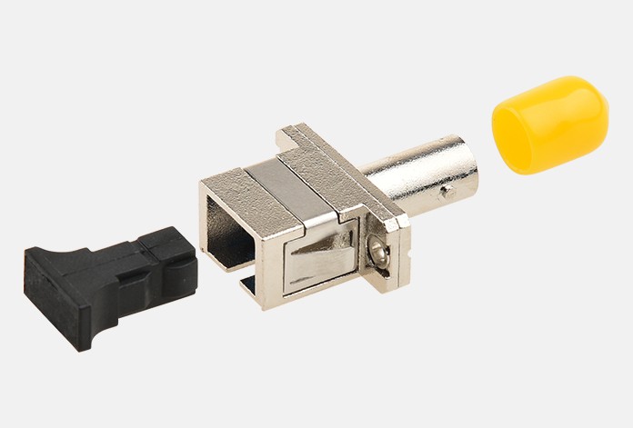 700 1 Easy Connection Fiber Optic Converter Metal SC To ST Adapter For Different Connector Types