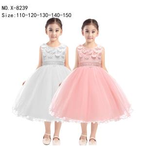China girl's princess dress evening dress wear party dress ready goods ready to ship stock 55 wholesale