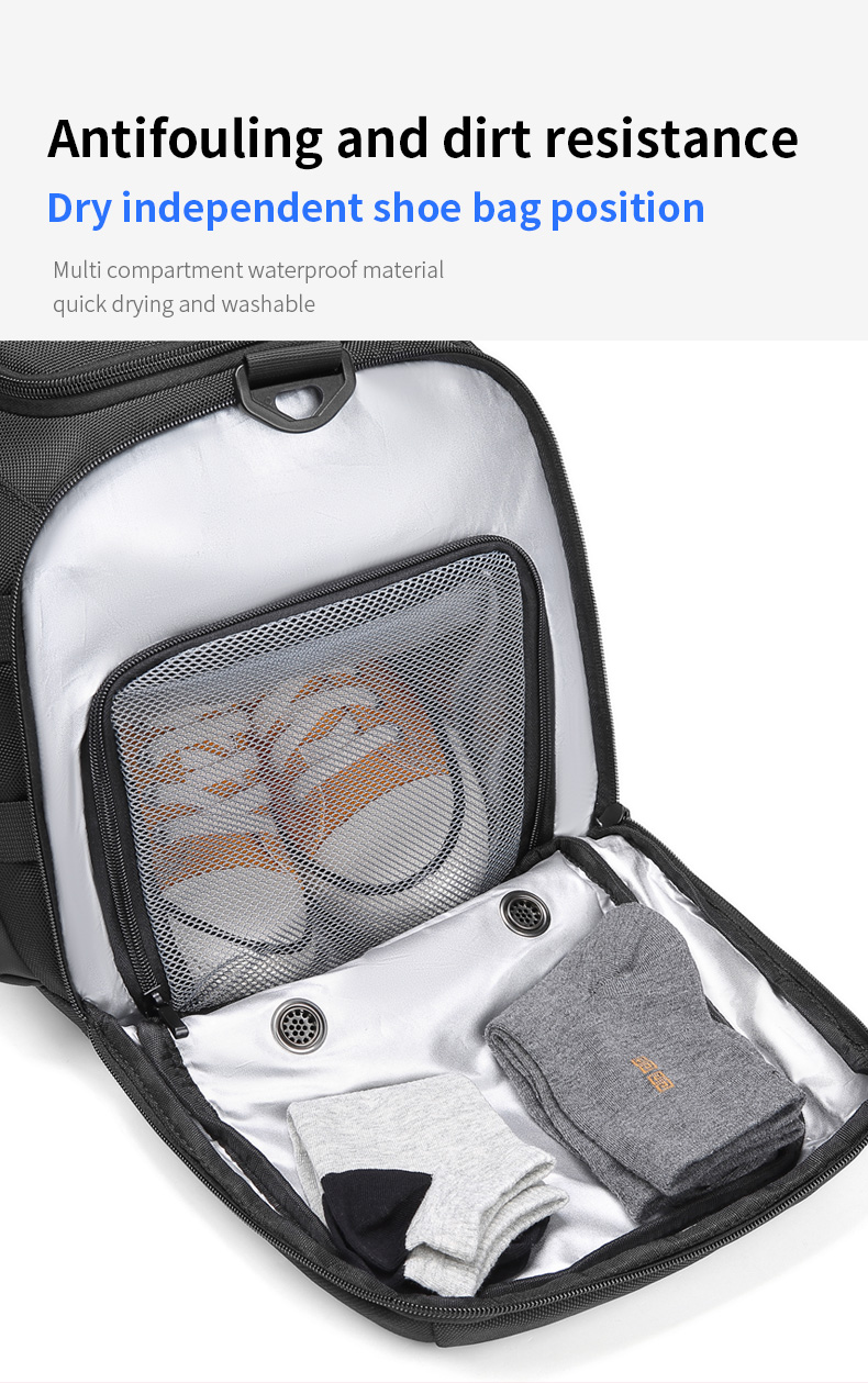 Oxford Cloth Travel Duffle Bag Customization Dirt Resistance