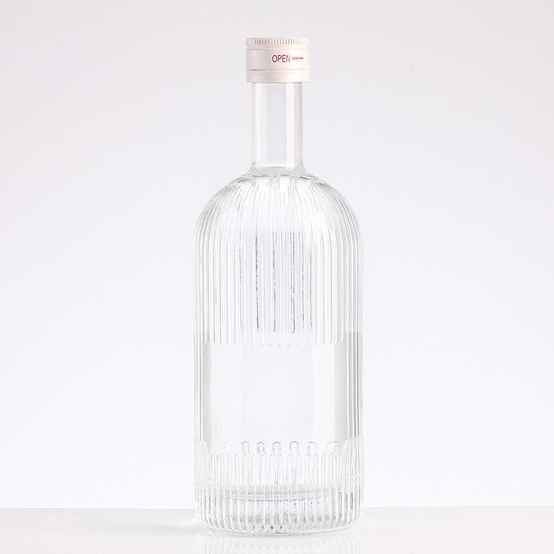 Design 100ML Round Beverage Juice Water Glass Gin Wine Bottle Industrial for Beverage