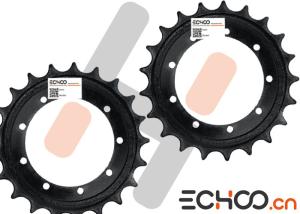 China EB25.4 Mini Excavator Undercarriage Parts / Pel Job Stainless Steel Sprockets wholesale