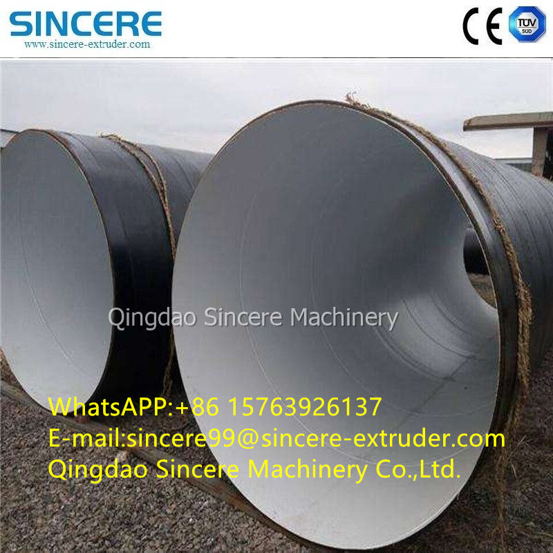 Industrial 3pe Spiral Steel Pipe Coating Line Fusion Bonded Epoxy custom