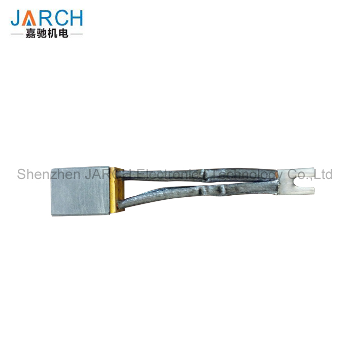 Concave Radius Slip Ring Carbon Brush For Vacuum Cleaners / Power Tools