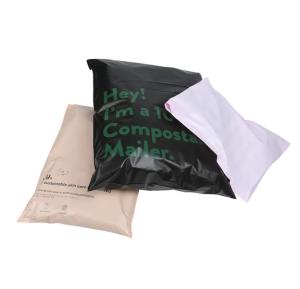 China Custom Printed Logo Plastic Courier Delivery Bags for Webshop Clothing Packaging wholesale