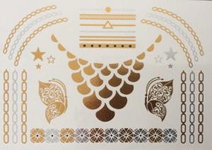 China Gold foil tattoo wholesale