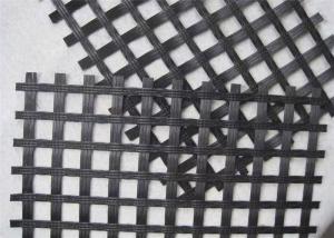 China Coated Bitumen 50kN Biaxial Glass Fiber Geogrid wholesale