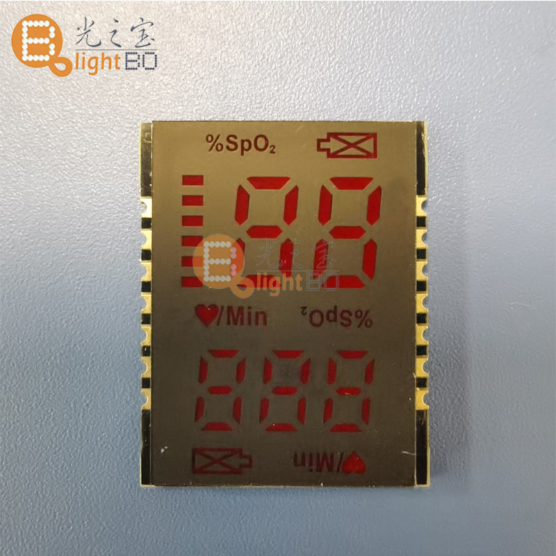 Hot Sale Ultra Thin 2.8mm ONLY Customized Red SMD LED Display For Finger Pulse Oximeters
