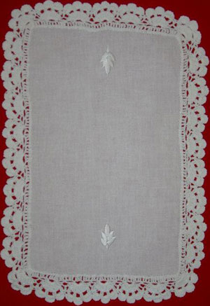 christmas tablecloths cotton and linen, Tablemat, Corcheted Lace Table linen, Tablecloth