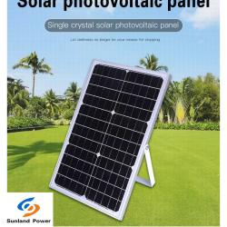 China Monocrystalline Silicon Mono Solar Panel 18V 30W 1.66A for Home for sale