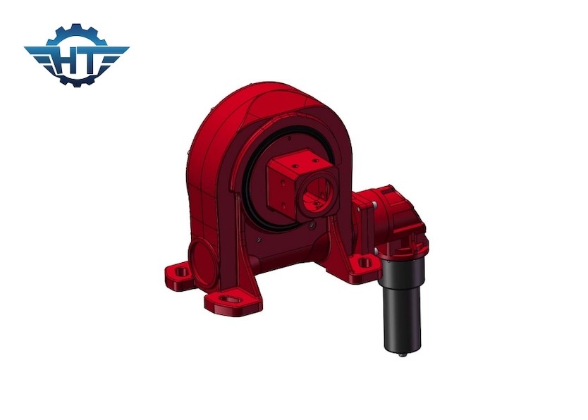9 Inch Vertical Solar Slewing Bearing Drive For High Holding Torque Tracking System