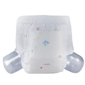 China Overnight Green ADL Organic Disposable Baby Nappies Big Elastic Waistband wholesale