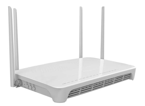 Quality 4GE 2FXS 2.4G 5G WiFi FHR2421GKB GPON ONT For FTTH Deployment for sale