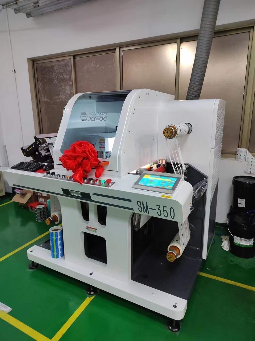 Barcode Digital Label Die Cutter 8kw Sticker Digital Die Cutting Machine
