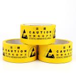 Yellow ESD Anti Static Warning Tape Chinese Or English Identification Tape