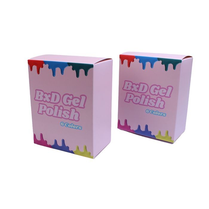 Custom beauty product packing Boxes fit for fake nail desigh skincare gift box small paper box