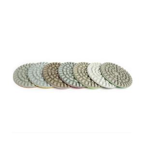 China 3mm Resin Bonded Diamond Honing Concrete Polishing Pad wholesale