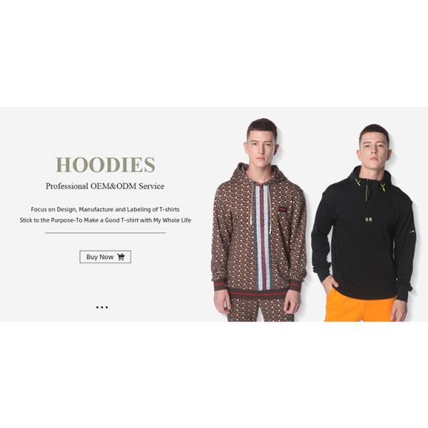 Custom Men'S Hoodies Sweatshirts Winter Autumn Brown Anti Shrink With Logo