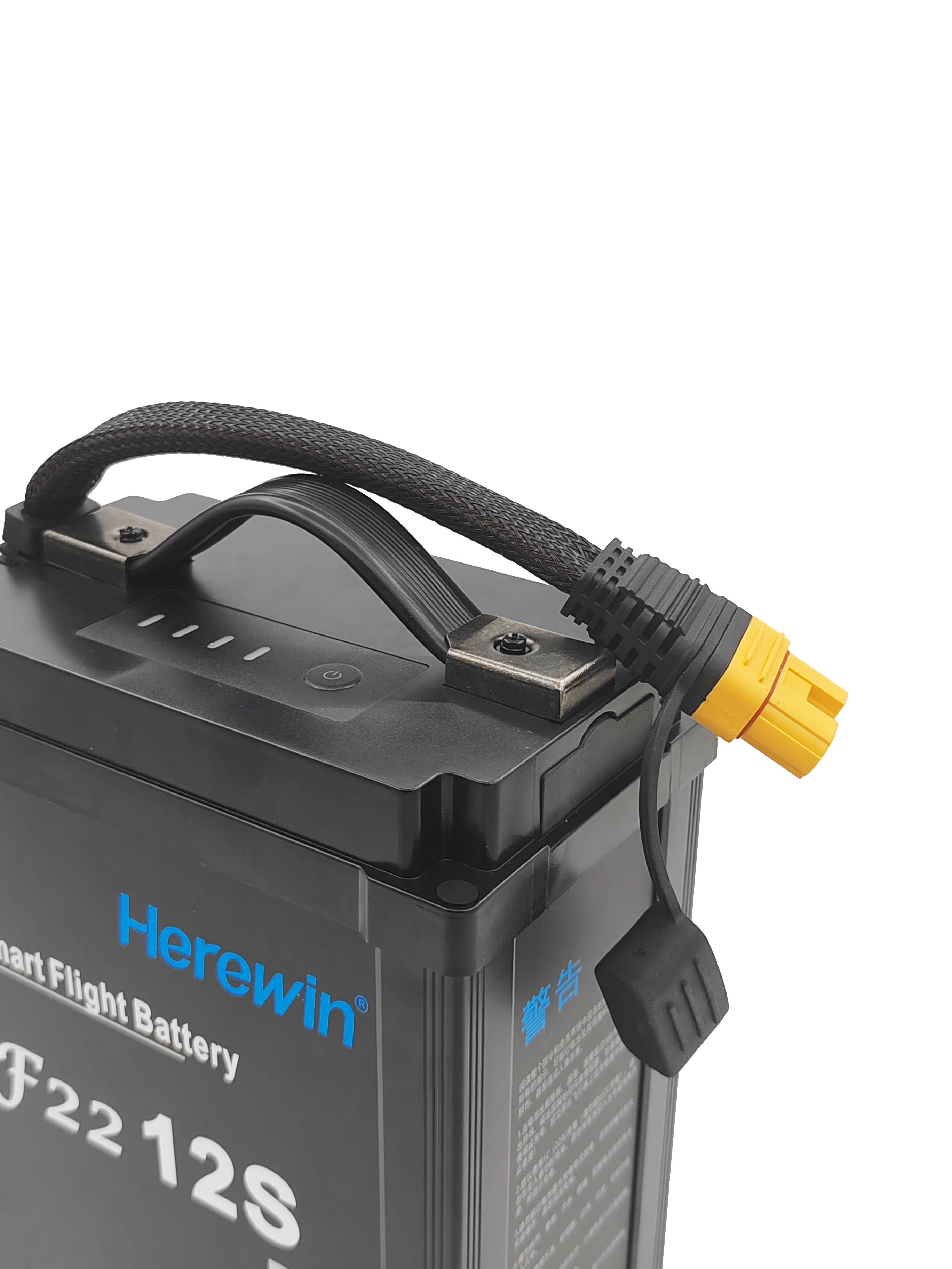 45.6V 25C Smart UAV Drone Battery Pack Herewin 12S 22000mAh