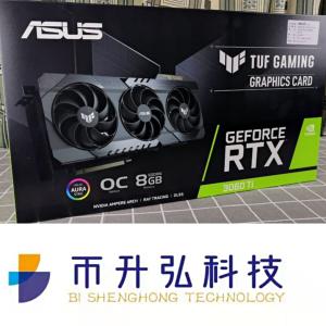 China 290W ASUS TUF GeForce RTX 3060TI OC 8GB 8pin 1665-1695MHz Black wholesale
