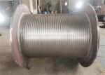Marine 18mm Cable Winch Drum Hot Dip Galvanized Alloy Steel