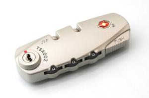 China TSA luggage zipper lock with number wholesale