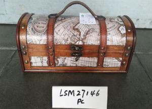 China L36 Handicraft Plywood PU Wine Storage Box wholesale