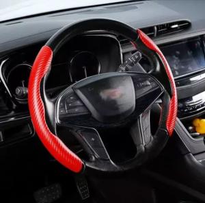 China Cadillac Series Carbon Fiber Steering Wheel Cover Easy Installation Perfomance Parts wholesale
