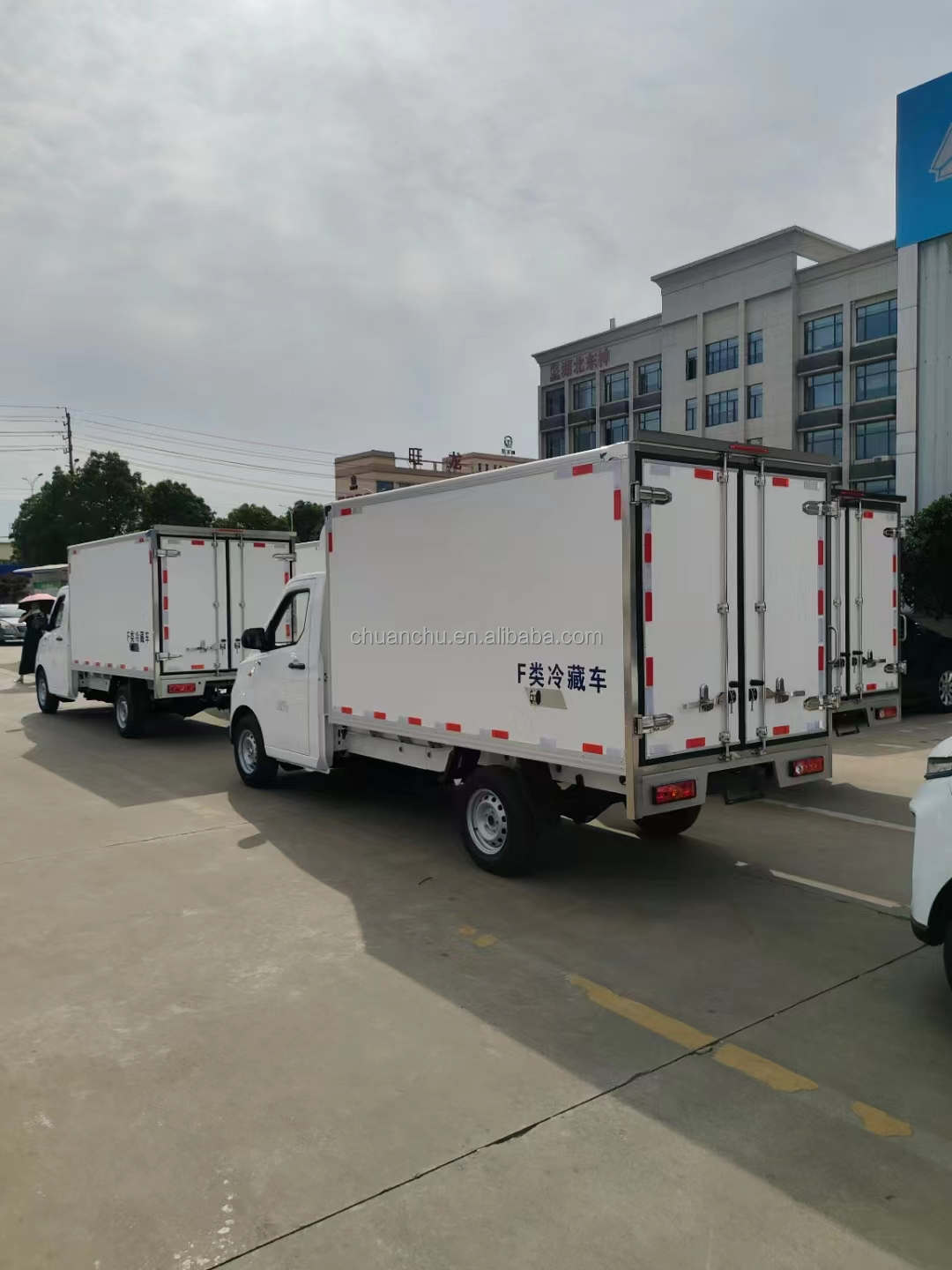 Geely F1E Pure Electric Refrigerated Box Truck Horsepower 150hp Small Freezer Trucks