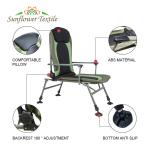 53x100x68cm Outdoor Foldable Fishing Chair 8kg Collapsable Fishing Chair
